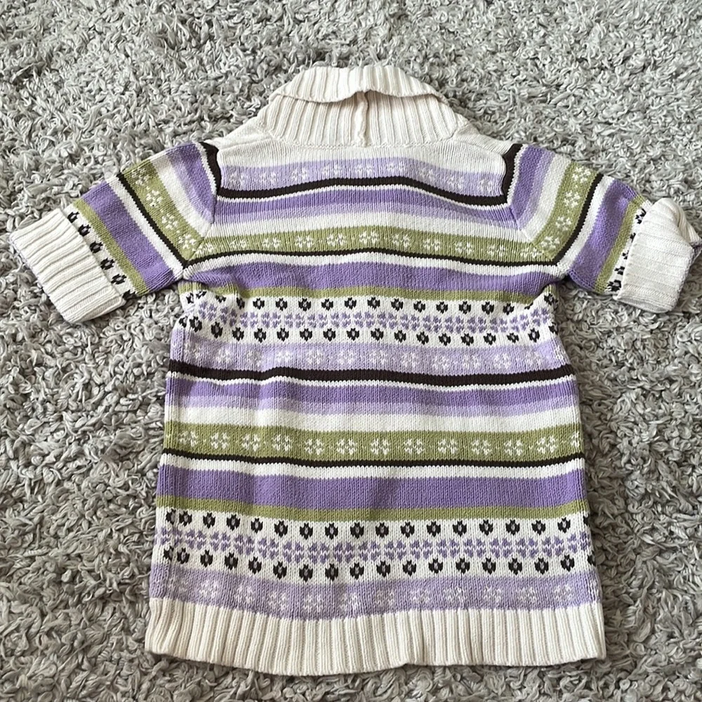 2010 Gymboree “Cowgirls At Heart” Fair Isle Cardigan, Size S (5-6)